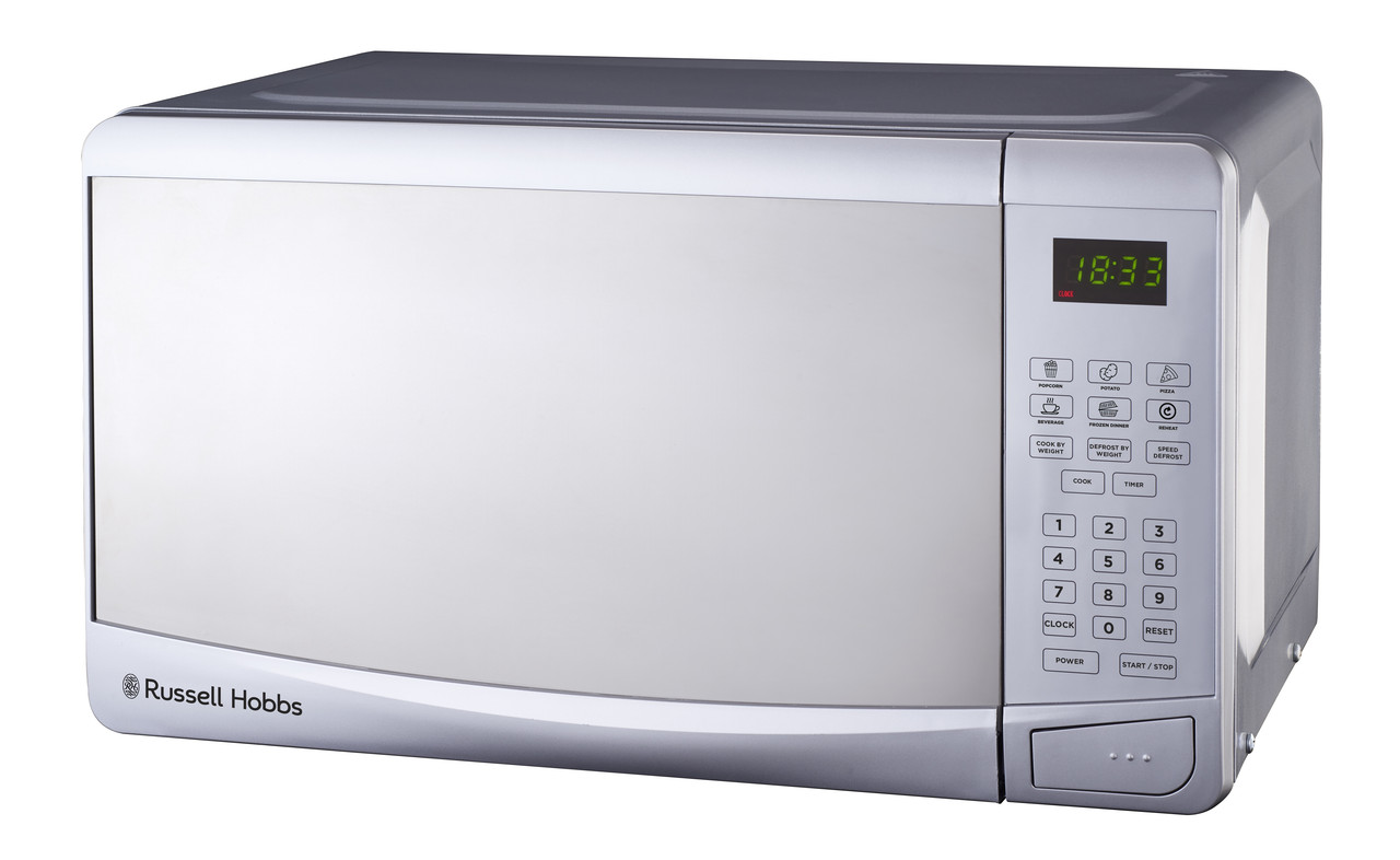 Russell Hobbs 20L Electronic Silver Microwave