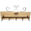 Trudeau – Wall-Mounted 5-Hook Wooden Key Rack Trudeau – Wall-Mounted 5-Hook Wooden Key Rack