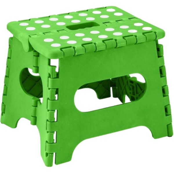 Home Connection – Folding Step Stool – Green (23cm)