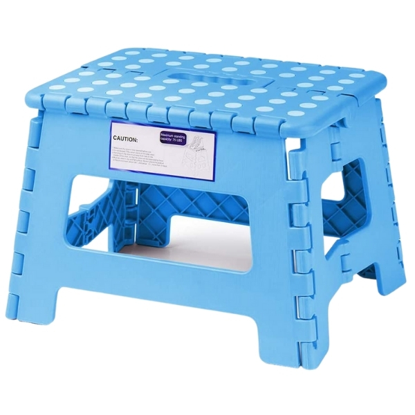 Home Connection – Folding Step Stool – Turquoise (23cm)