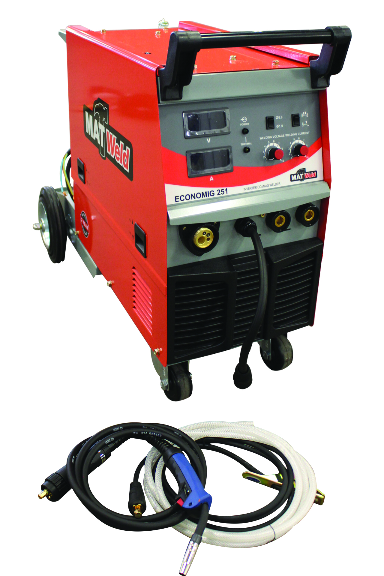Matweld 250 AMP Single Phase 220V Inverter MIG Welder