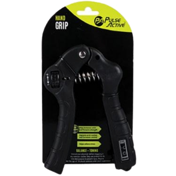 Pulse Active – Fitness Handgrip – Assorted Colours – Black
