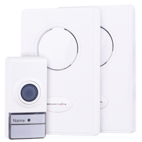 Securitymate Wireless Door Chime With 2 Receivers