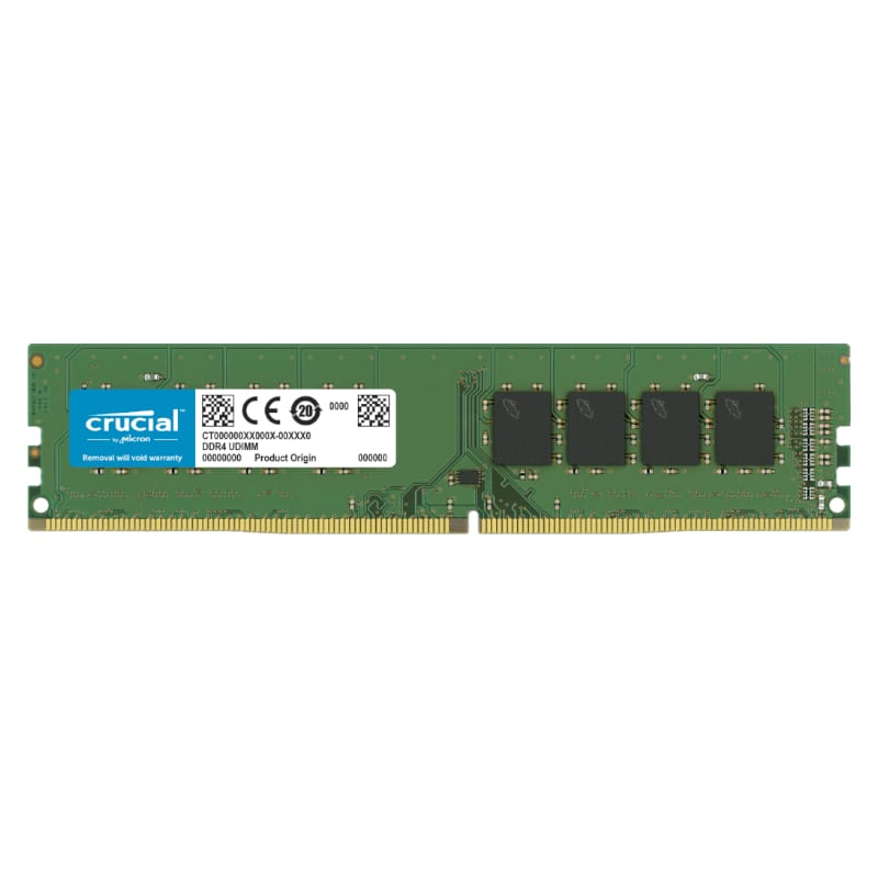 Crucial 4GB DDR4 2666MHz UDIMM Desktop Memory – Green