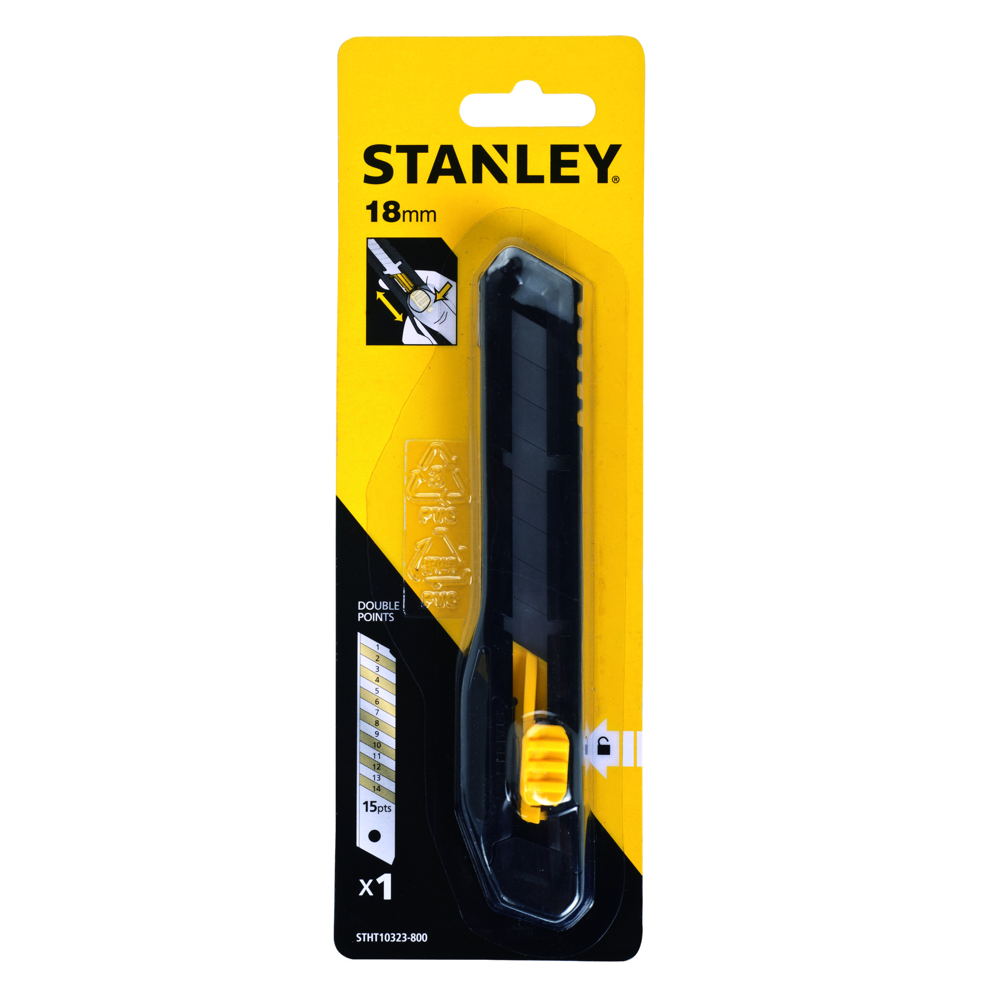 Stanley – Knife Snap-Off “Basic” 18mm