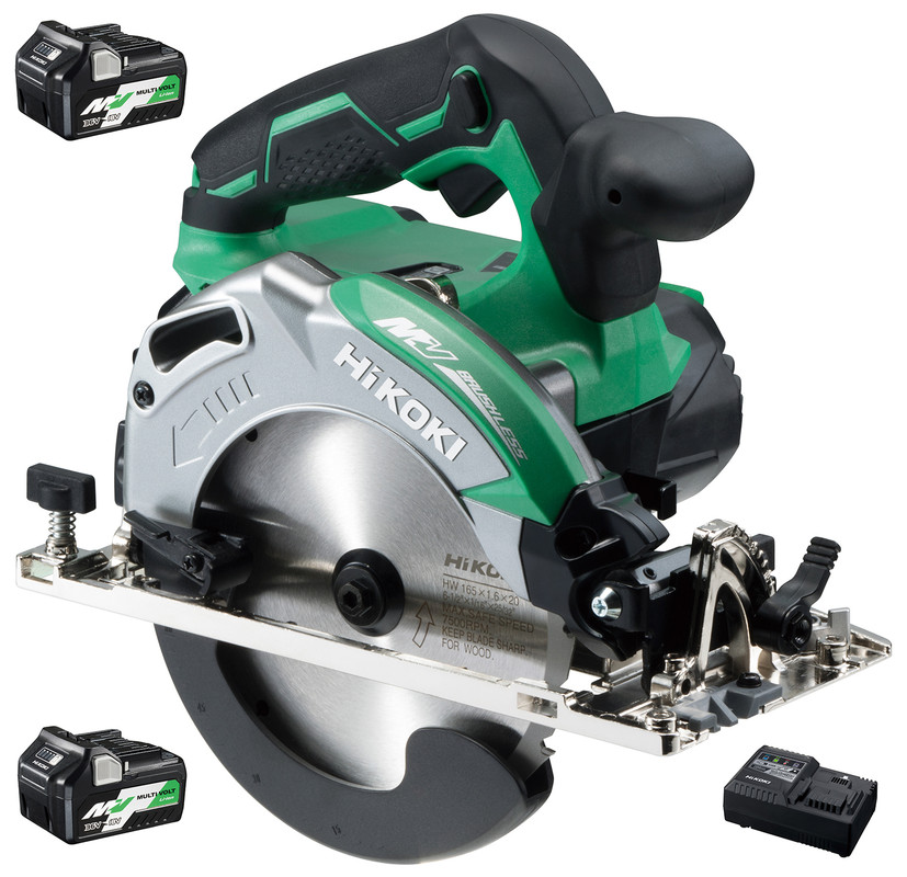Hikoki Circular Saw 36V 2 X 2.5Ah Batteries & Charger