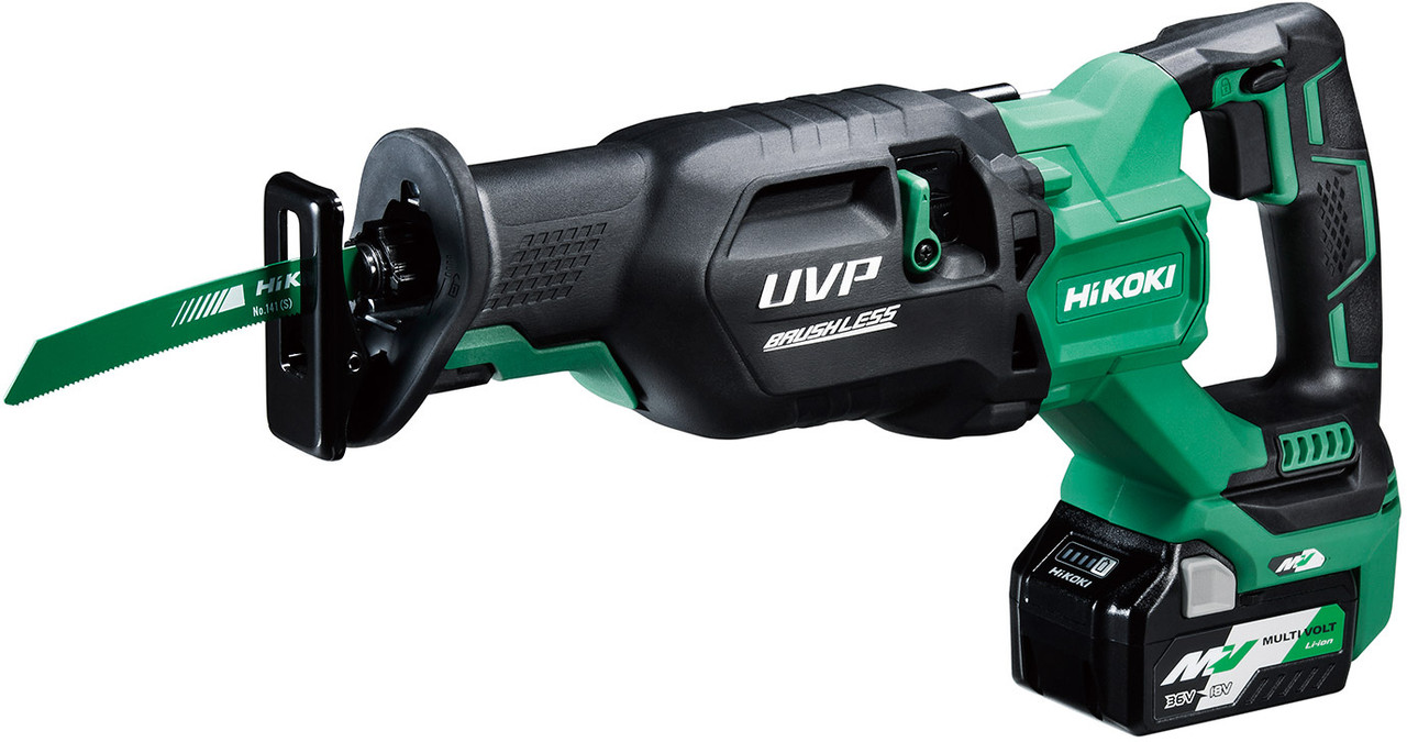 Hikoki Recip Saw 36V 2 X 4.0Ah Batteries & Charger