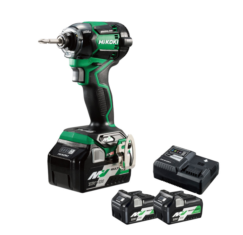 Hikoki Impact Driver 36V 2 X 2.5Ah Batteries & Charger