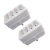 2 PACK: Plug Adaptor: 4 way 4 X 5A 2 pin / Euro Adaptor (E 594 2pa) 2 PACK: Plug Adaptor: 4 way 4 X 5A 2 pin / Euro Adaptor (E 594 2pa)