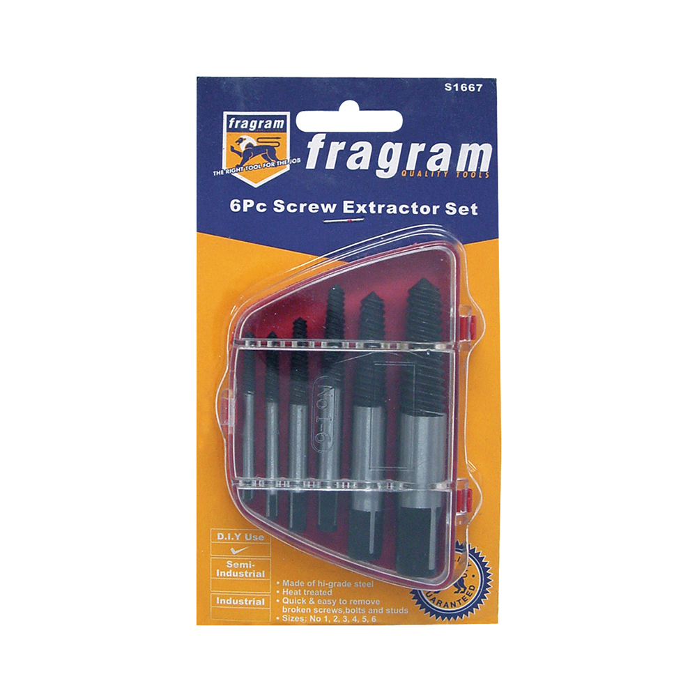 Fragram – 6 Piece Screw Extractor Set