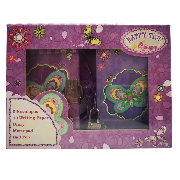 Stationery Set (17cm x 13cm) – Butterfly