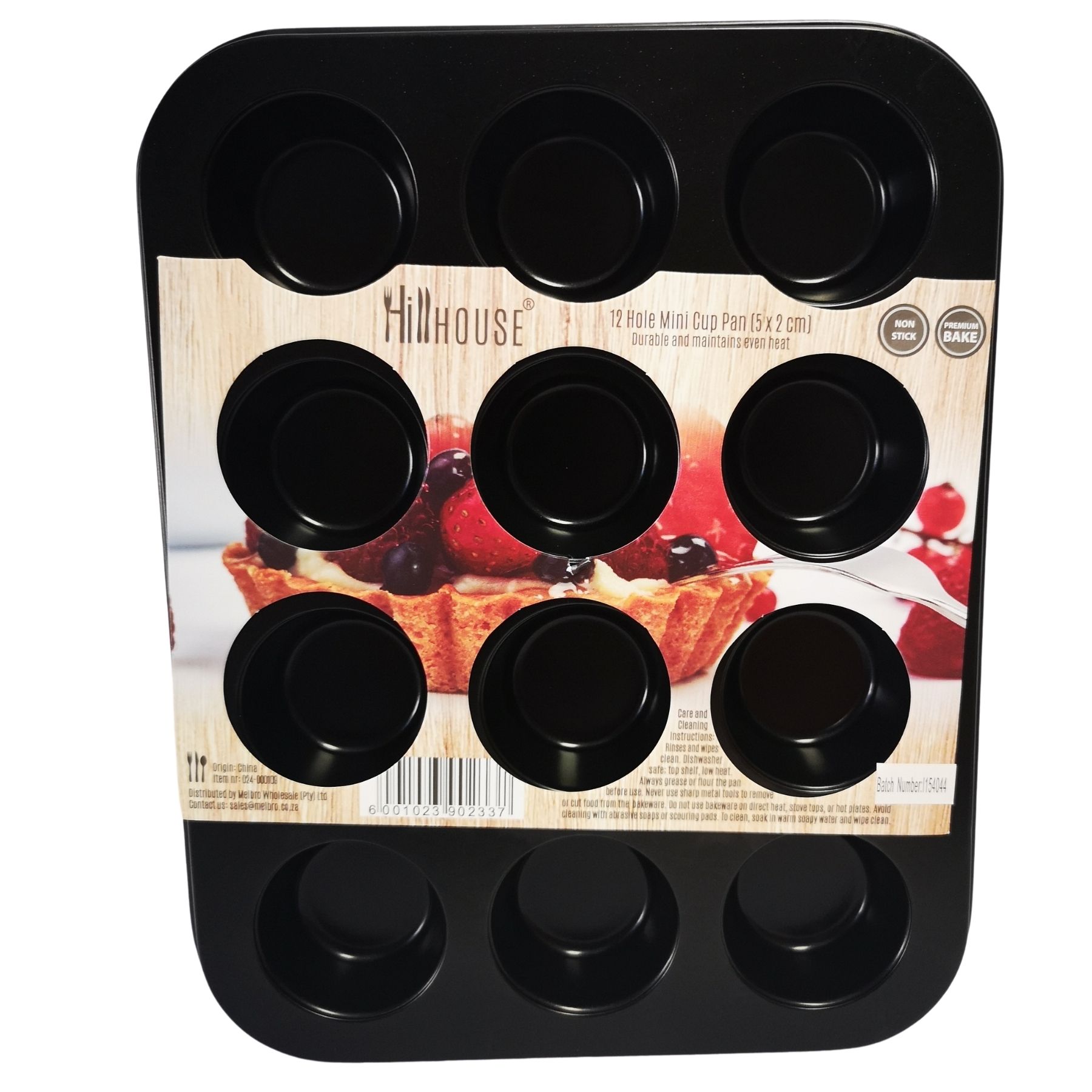 Hillhouse – Cup Cake Pan (Non-stick) – Mini Cup Pan – 12 Holes