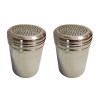 Stainless Steel Shakers – 7cm x 9cm – Bulk Pack of 2 Shakers Stainless Steel Shakers – 7cm x 9cm – Bulk Pack of 2 Shakers