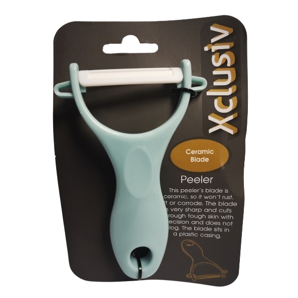 Xclusiv – Peeler (Ceramic Blade) – Food Peeler for Food, Fruit & Vegetables