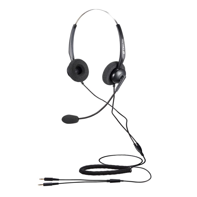 Calltel T800 Stereo-Ear Noise-Cancelling Headset
