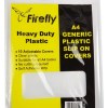 Firefly A4 Slip-On Plastic Book Covers, 75Micron Heavy Duty (10`s) Firefly A4 Slip-On Plastic Book Covers, 75Micron Heavy Duty (10`s)