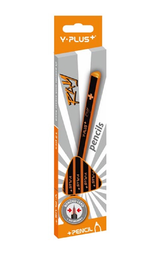 Y+ Ray Pencil Tri-Grip HB 12`S