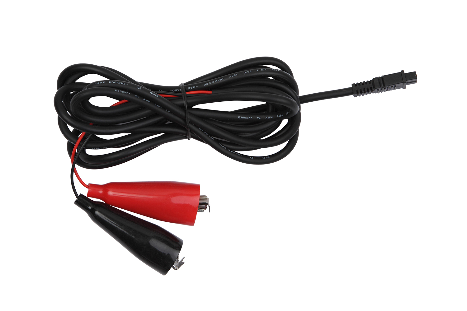 Groz Pump Acc Power Cable & Clips 12V Dc