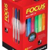 Luxor Focus Icy Ball Pen 1.0mm Black (Box 50`s) Luxor Focus Icy Ball Pen 1.0mm Black (Box 50`s)