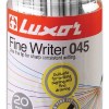 Luxor Fine Writer 20Pcs. Jar 0.45mm (7120/20JAR) Luxor Fine Writer 20Pcs. Jar 0.45mm (7120/20JAR)