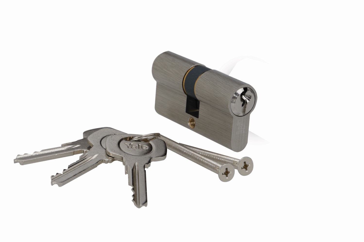 Yale Profile Cylinder Satin Nickel Box