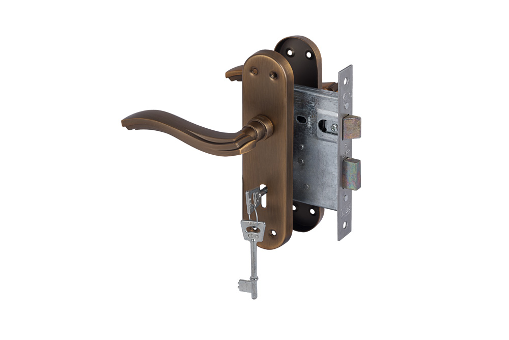 Yale Onda 3 Lever Lockset Matt Coffee