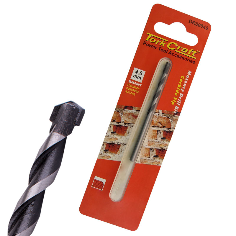 Drill Bit Masonry/Concrete  4.0Mm 1/Card