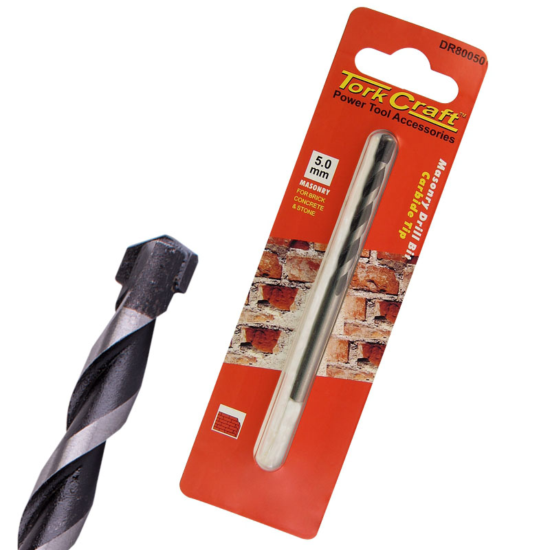 Drill Bit Masonry/Concrete  5.0Mm 1/Card