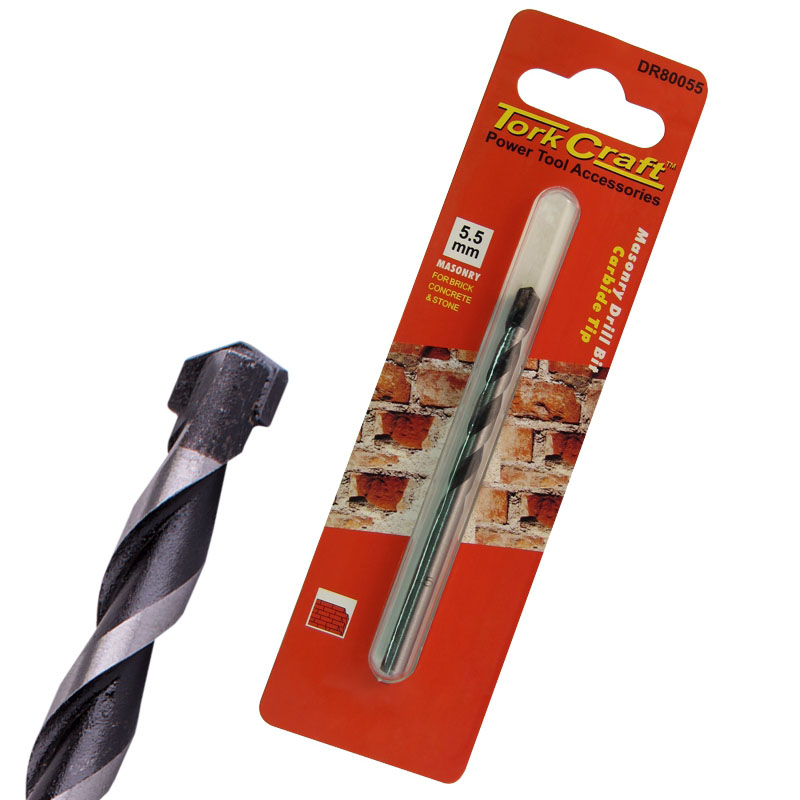 Drill Bit Masonry/Concrete  5.5Mm 1/Card