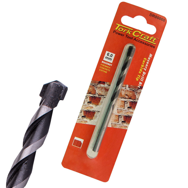 Drill Bit Masonry/Concrete  6.0Mm 1/Card