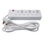 3 Meter cord Multi Plug 3x16A, 3x5A, Overload Protection 3 Meter cord Multi Plug 3x16A, 3x5A, Overload Protection