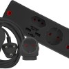 Electricmate – Schuko & Euromate Adaptor / Colour Combo Pack – Black Electricmate – Schuko & Euromate Adaptor / Colour Combo Pack – Black