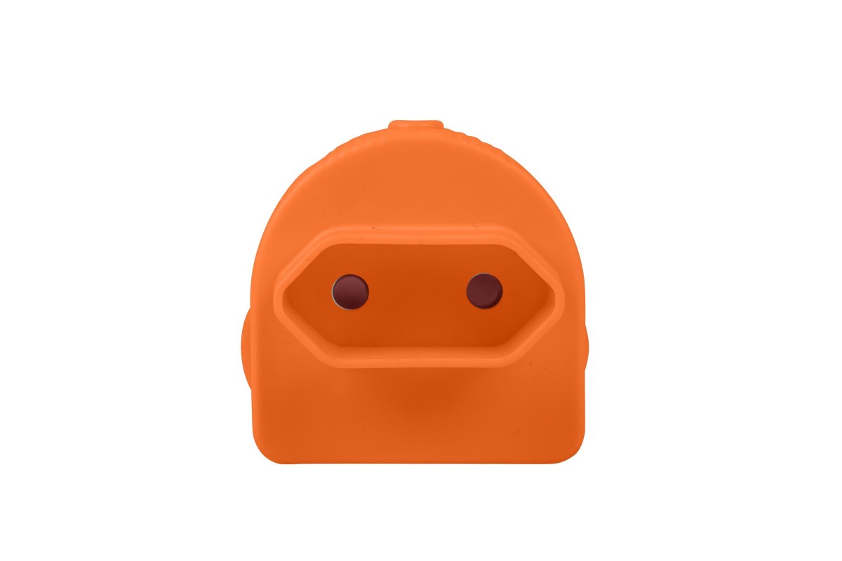 Electricmate Single Euromate Adaptor Loose Orange