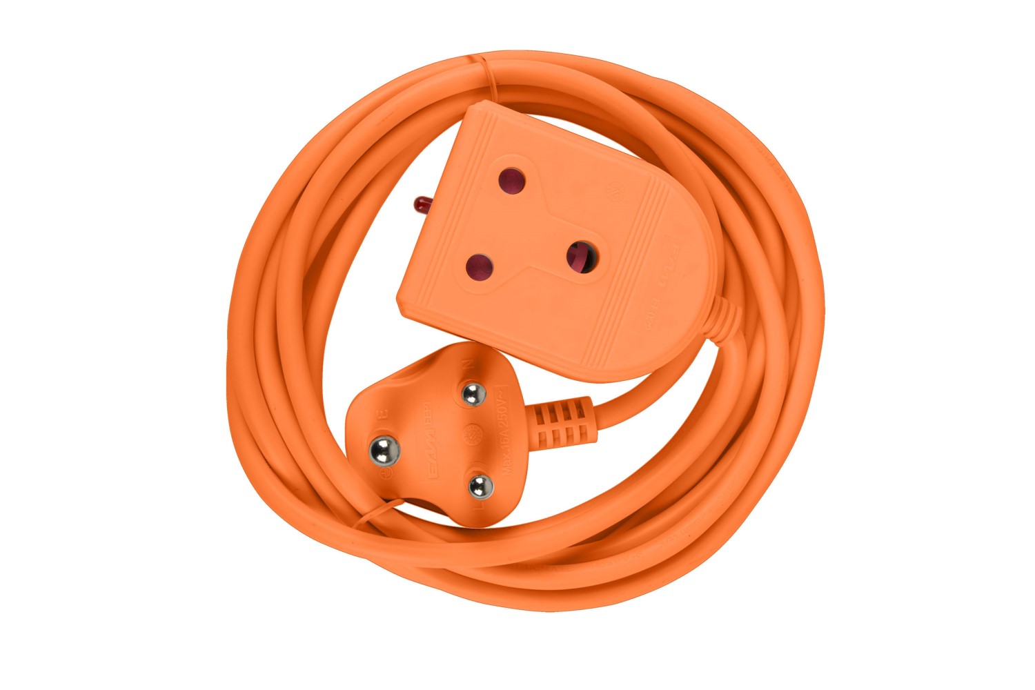 Electricmate 16 Amp Extension Lead 3m Orange