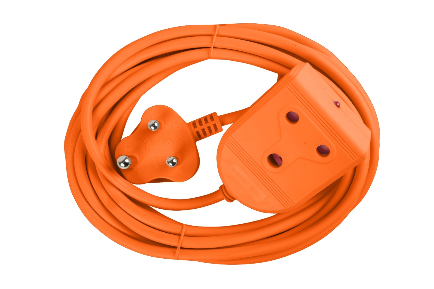 Electricmate 10 Amp Extension Lead 5m Orange