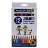 Marlin Kids Tri Jumbo Triangular Colour Pencils 12’s Marlin Kids Tri Jumbo Triangular Colour Pencils 12’s