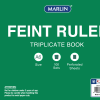 MARLIN TRIPLICATE A6 BK FEINT MARLIN TRIPLICATE A6 BK FEINT