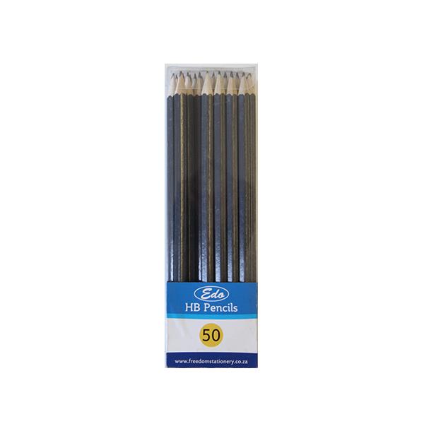 Edo pencils 50’s HB in a clear PVC display box