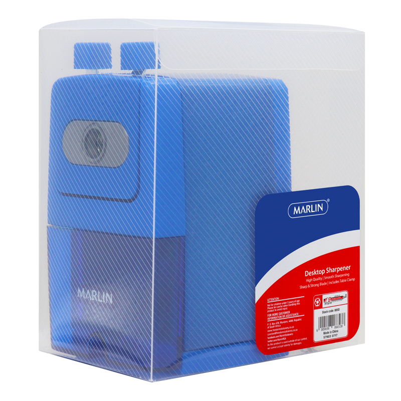 Marlin desktop sharpener metal & plastic in pvc box