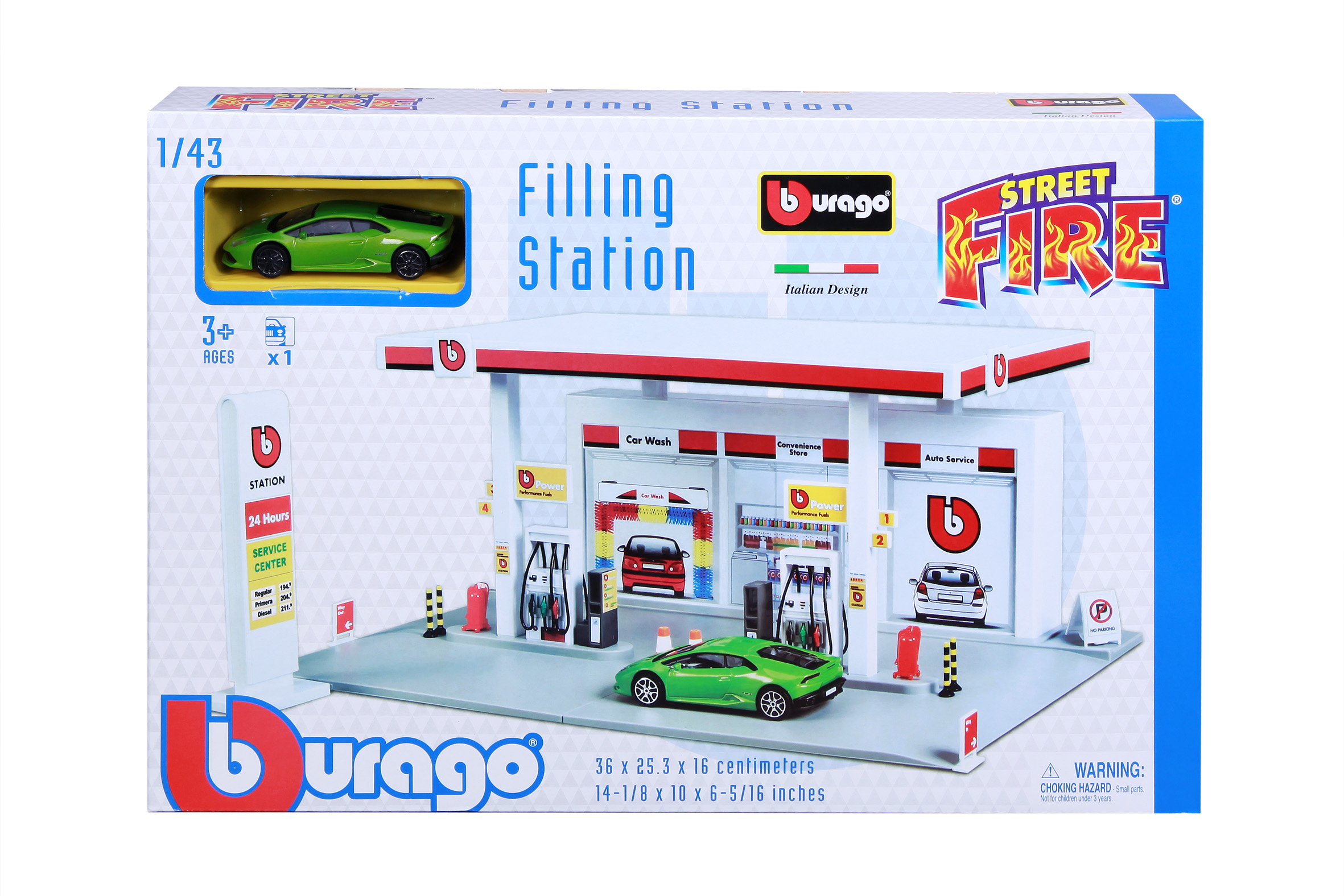 Bburago Street Fire Filling Station