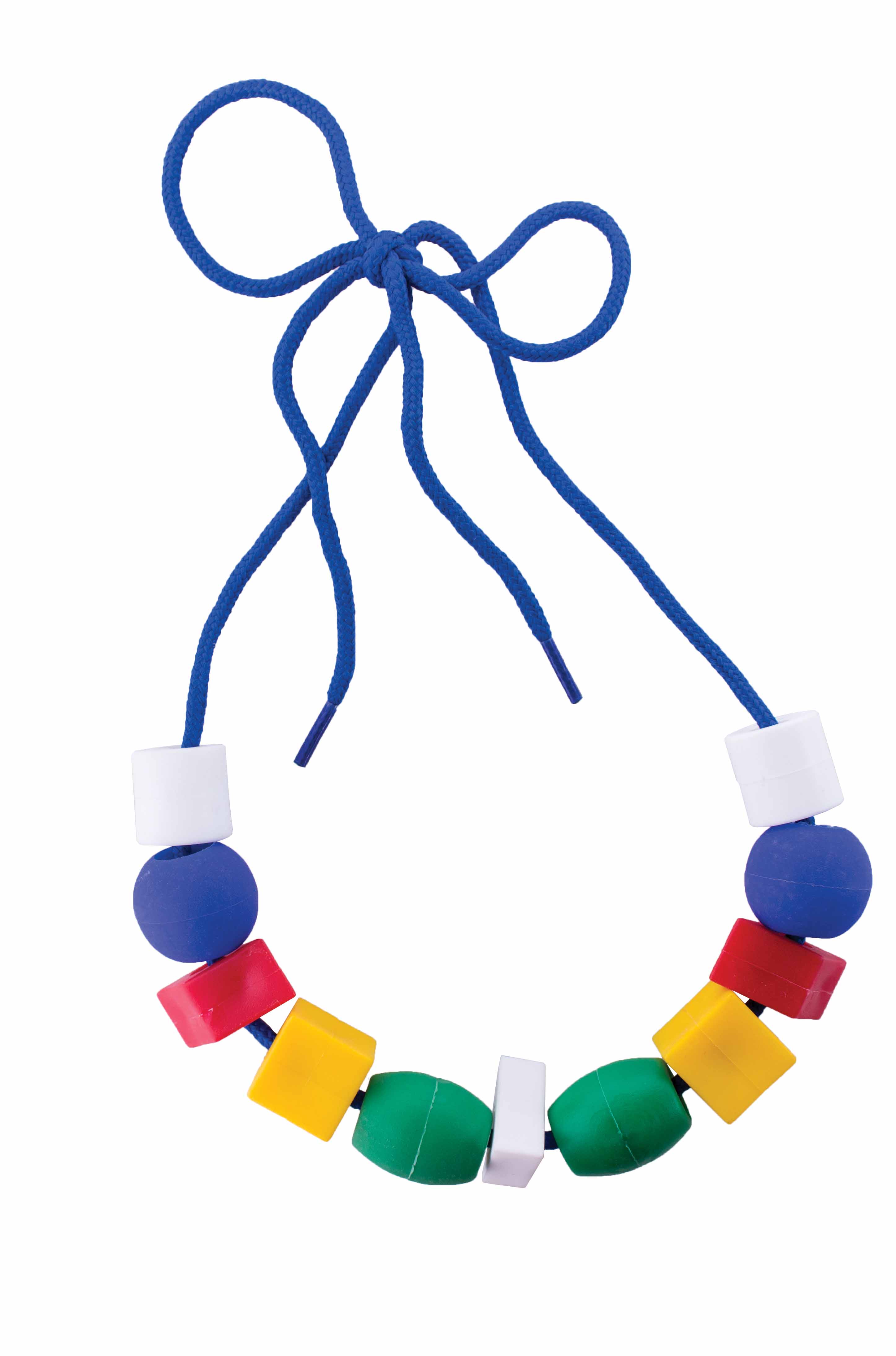 Treeline Plastic Assorted Colours Beads and Lace – 120 Piece