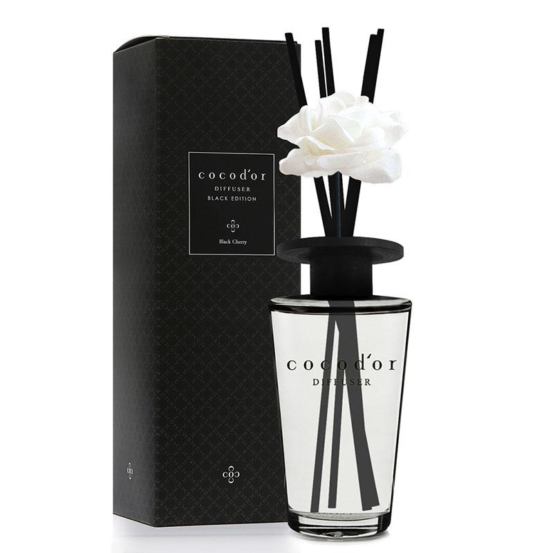 Cocod’or – Reed Diffuser Black Edition – Black Cherry (500ml)