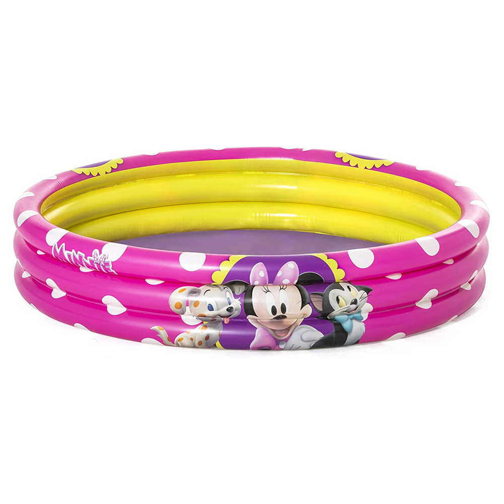 Bestway 1.22m x H25cm Minnie Mouse 3-Ring Pool -140L