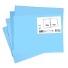 CROXLEY Blue Tokai cut flush folders 348 x 228 220GSM CROXLEY Blue Tokai cut flush folders 348 x 228 220GSM
