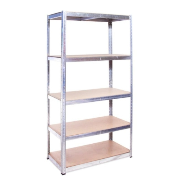 Source Direct – Steel Shelving (5 Tier Heavy Duty Boltless Shelf Unit)