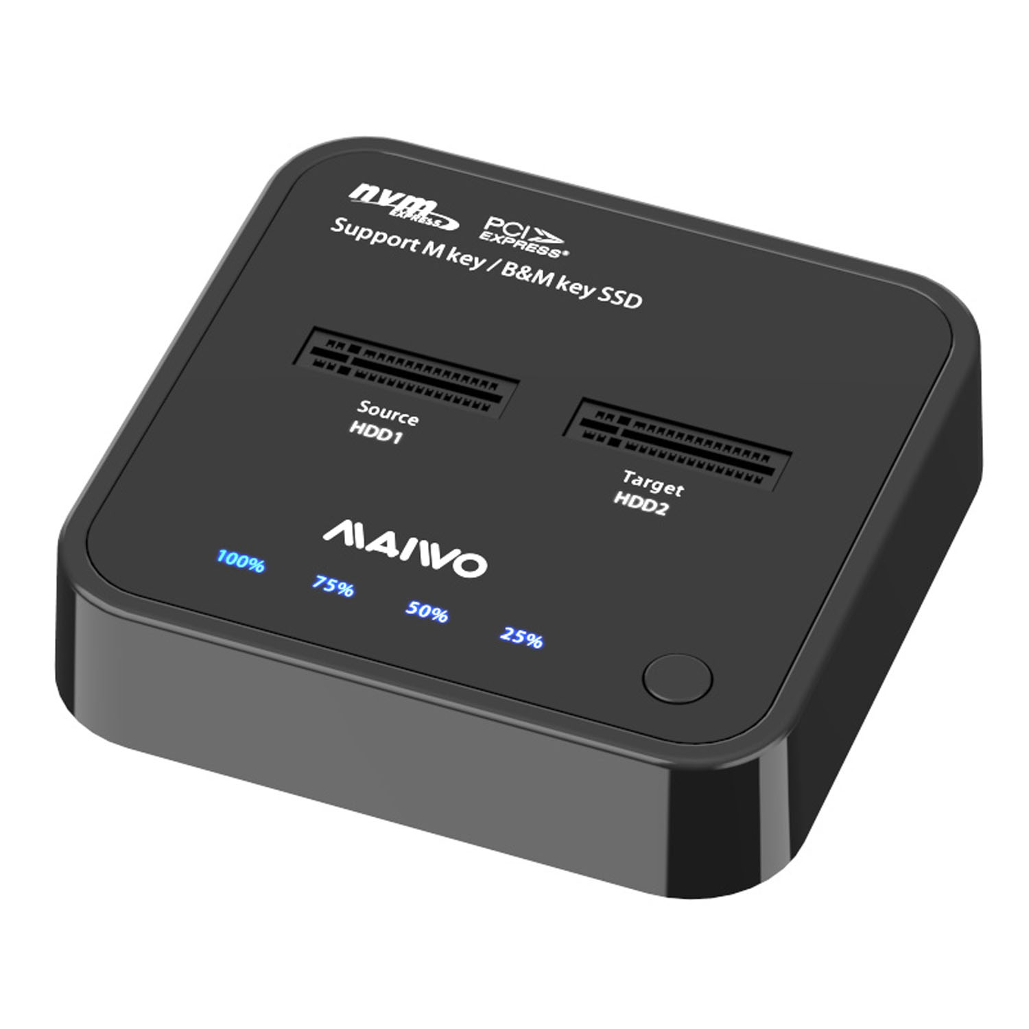 MAIWO USB 3.1 Gen2 Type-C to SATA NGFF M.2 1:1
Clone Duplicator and PM Function (K3016S)