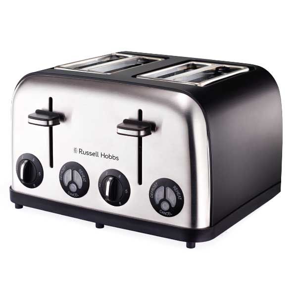 Russell Hobbs – 1750W 4-Slice Toaster – Matt Black