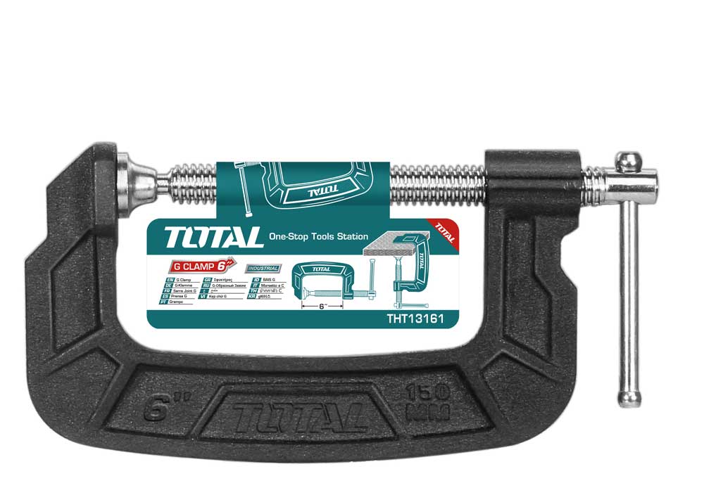 Total Tools 6” Industrial G clamp