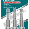 Total Tools 3Pcs Magnetic Nut Set 8mm (4 Sets) Total Tools 3Pcs Magnetic Nut Set 8mm (4 Sets)