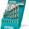 Total Tools HSS Twist Drill Bits Set 8Pcs (2 Sets) Total Tools HSS Twist Drill Bits Set 8Pcs (2 Sets)